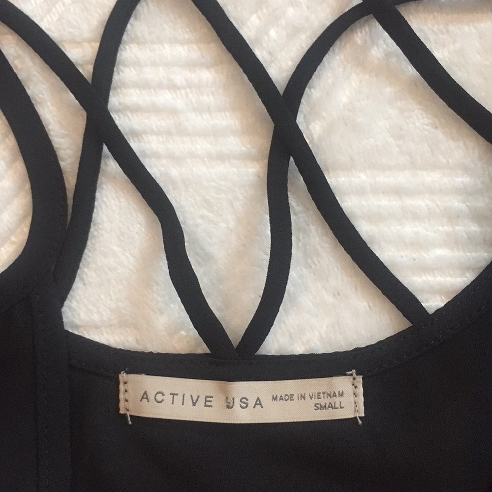 Active USA Black Tank Top - Picture 4 of 8